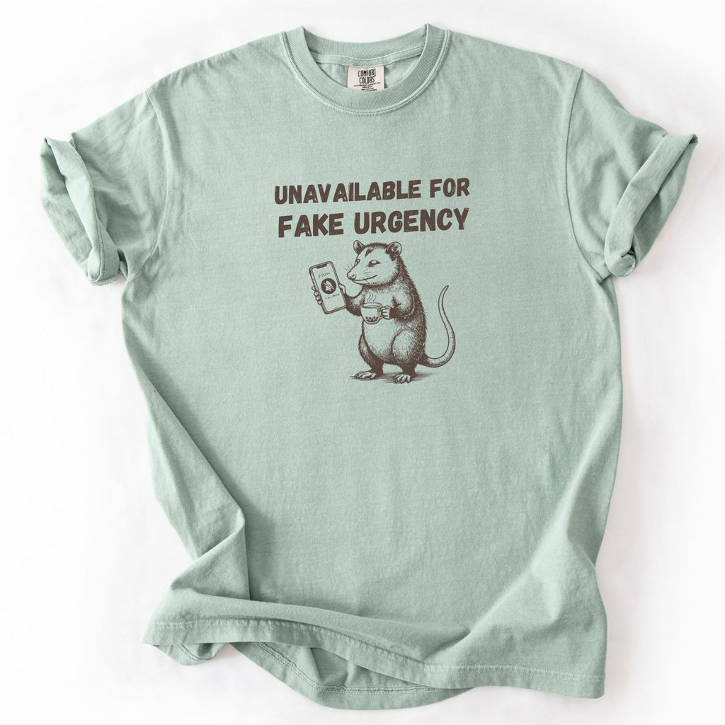 Unavailable for Fake Urgency Opossum Comfort Colors Tee