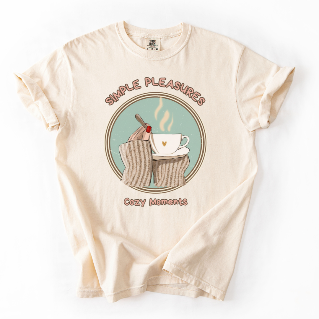 Cozy Self Care T-Shirt – Cozy Moments | Simple Pleasures