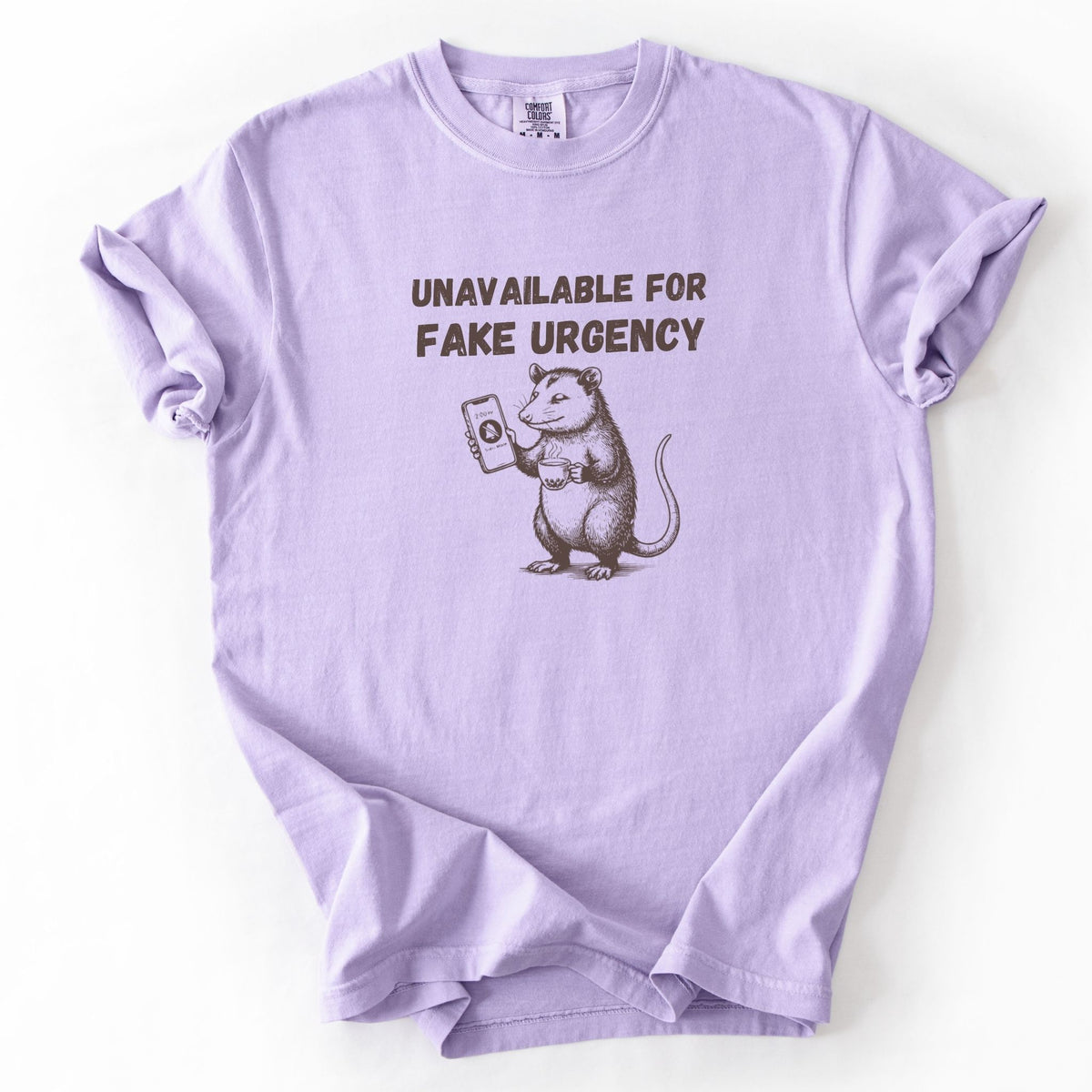 Unavailable for Fake Urgency Opossum Comfort Colors Tee