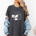 Be Still and Know Graphic Tee – Feminine Christian Line Art Shirt | Comfort Colors Faith Tee
