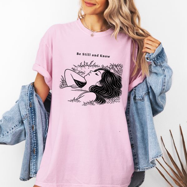 Be Still Minimalist Vintage Tee