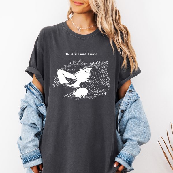 Be Still Minimalist Vintage Tee
