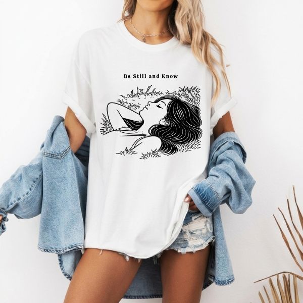 Be Still Minimalist Vintage Tee