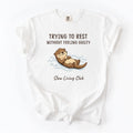 Otter “Trying to Rest Without Feeling Guilty” Comfort Colors Tee