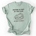 Resting Is Part of the Plan Otter Comfort Colors Tee