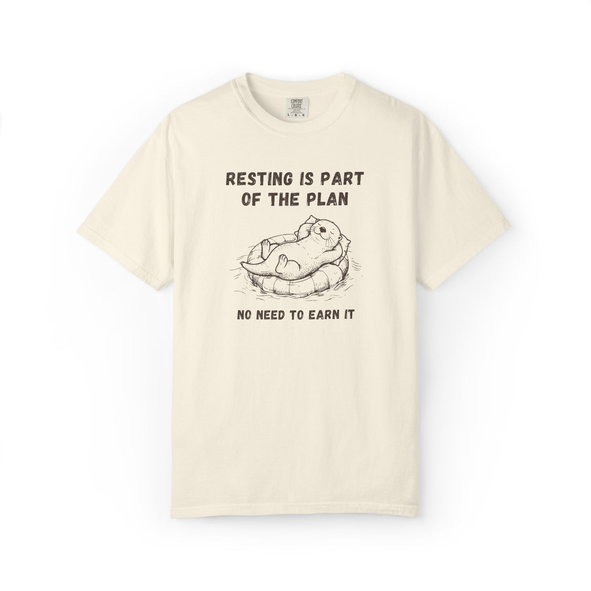 Resting Is Part of the Plan Otter Comfort Colors Tee